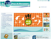 Tablet Screenshot of cpie-pays-de-bourgogne.com